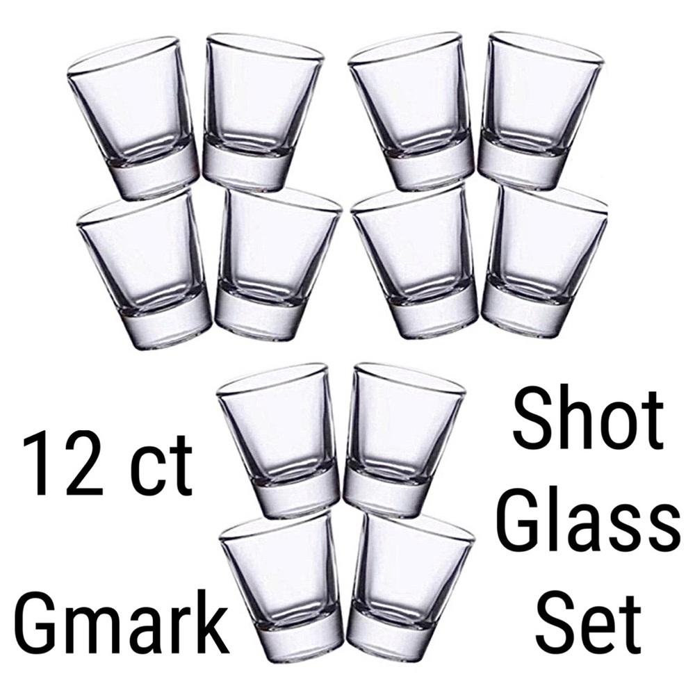 NEW!!! Gmark 1.5-OZ Heavy Base Shot Glass Set